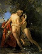 Francois Joseph Navez The Nymph Salmacis and Hermaphroditus Spain oil painting artist